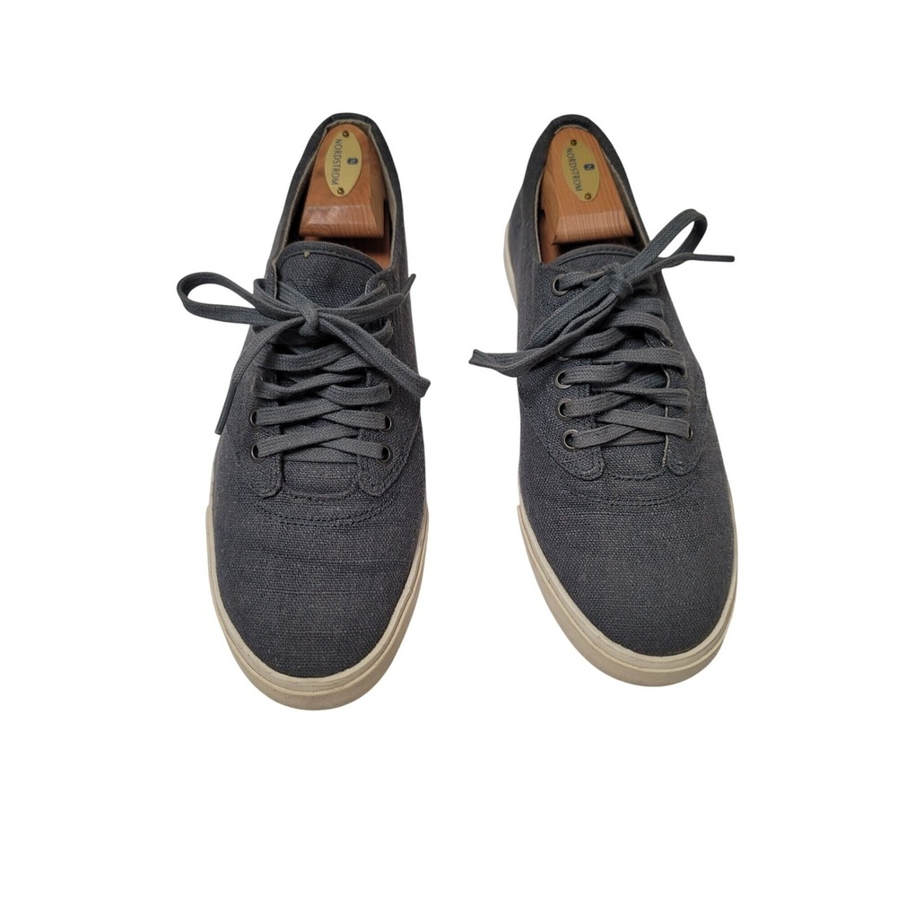 SeaVees Hermosa Plimsoll Men's Canvas Sneakers Size 9 Gray Casual Fashionable